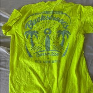 Backstreet's Beach Graphic Tee in Neon Yellow
